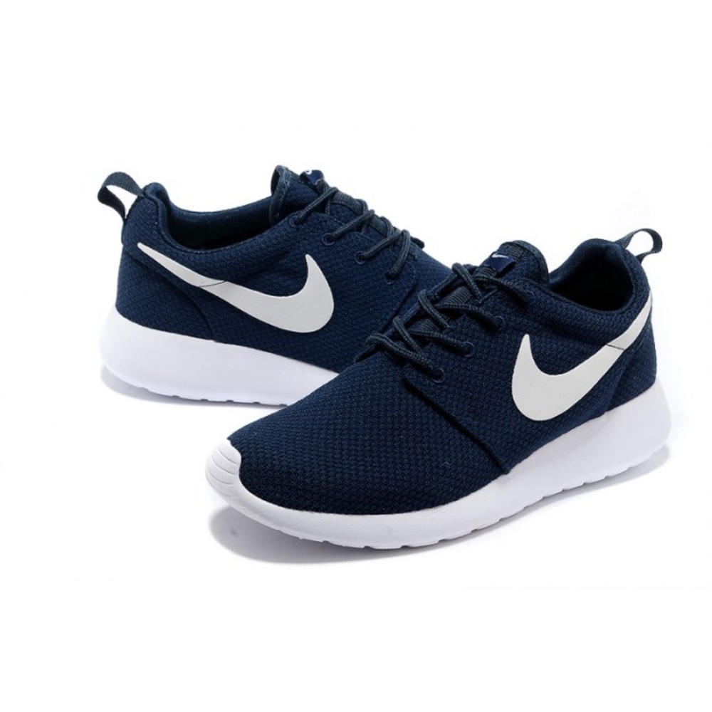 navy nike roshes